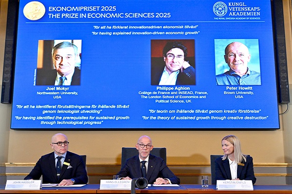 2025 NOBEL EKONOMİ ÖDÜLÜ SAHİPLERİNİ BULDU