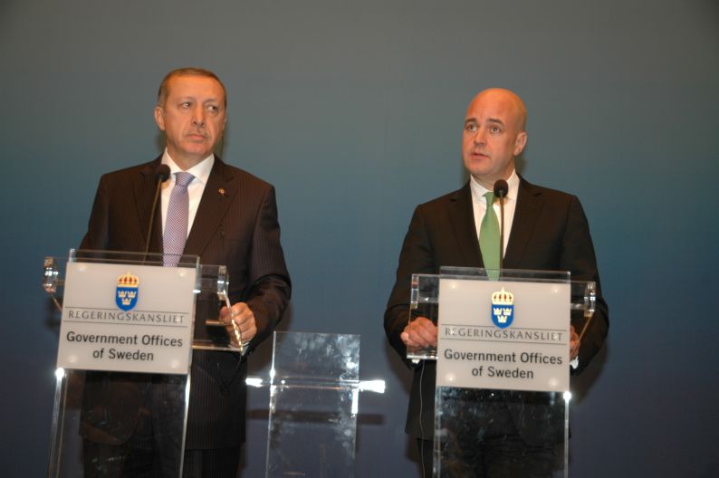 Erdoğan’nın İsveç Başbakanı ile ortak basın toplantısı
