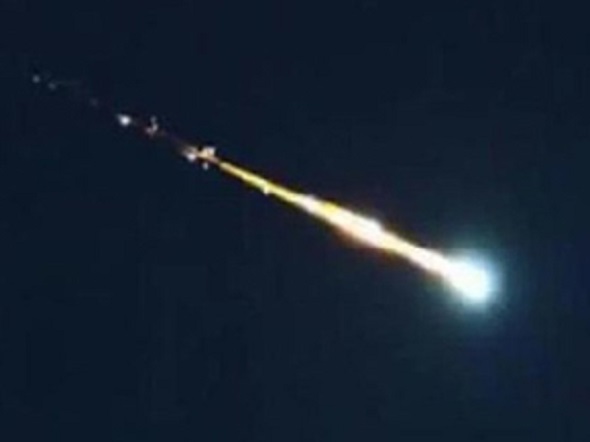 FİNLANDİYA’NIN LAPONYA BÖLGESİNE METEOR DÜŞTÜ
