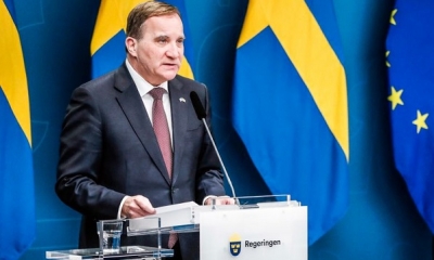 BAŞBAKAN STEFAN LÖFVEN BASIN TOPLANTISI DÜZENLEDİBAŞBAKAN STEFAN LÖFVEN BASIN TOPLANTISI DÜZENLEDİ