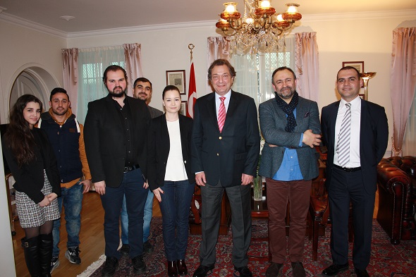 BKM’DEN BÜYÜKELÇİ KAYA TÜRKMEN’E ZİYARET