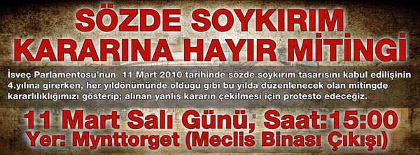 SÖZDE SOYKIRIM KARARINA HAYIR!..