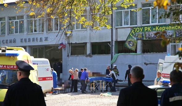 KIRIM ADASINDA BİR OKULDA PATLAMA 18 ÖLÜ, 50 YARALI