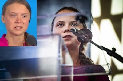 GRETA THUNBERG, ”BENİM ÇOCUKLUĞUMU ÇALDINIZ?”