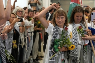 GRETA THUNBERG İSVEÇ’E GELDİ
